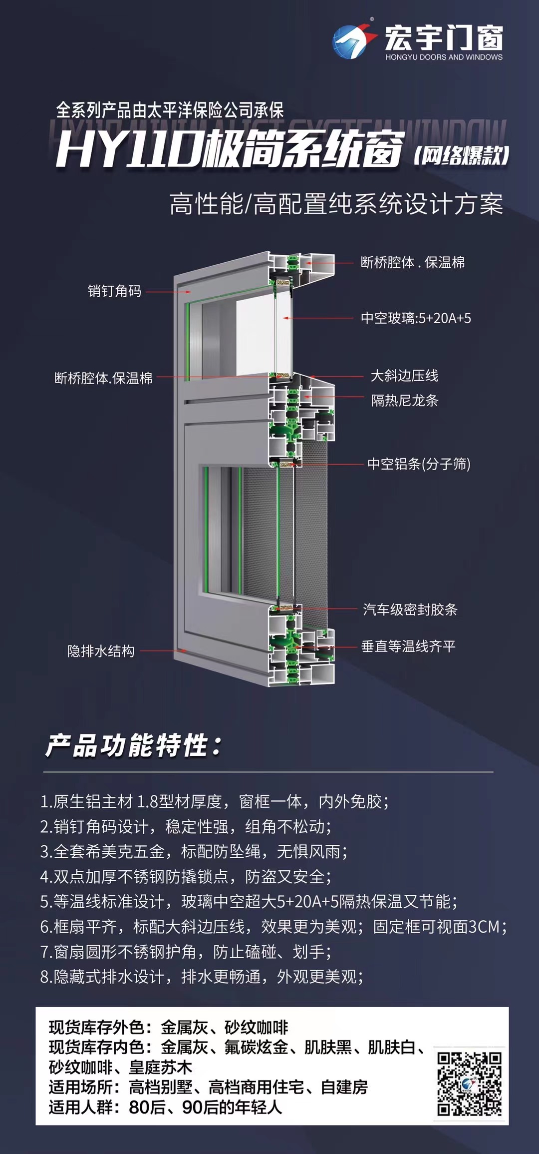 110極簡系統(tǒng)窗